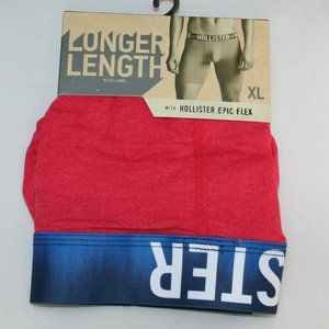 1 Pair Hollister Longer Length Fit XL Underwear Red